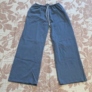 Brandy Melville Blue Cotton Sweatpants
